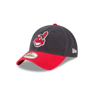 Sapca New Era Cleveland Indians MLB Core Classic 9TWENTY Adjustable - Albastri